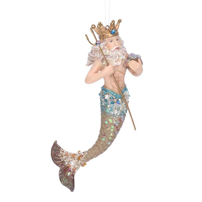 Gisela Graham Resin Neptune Decoration-2